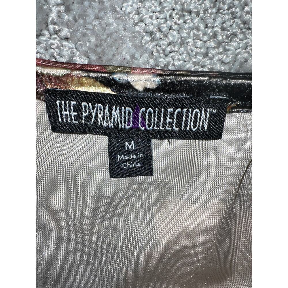 The Pyramid Collection Tunic Top Womens Medium Velvet Whimsigoth Fairy Boho - Picture 8 of 9